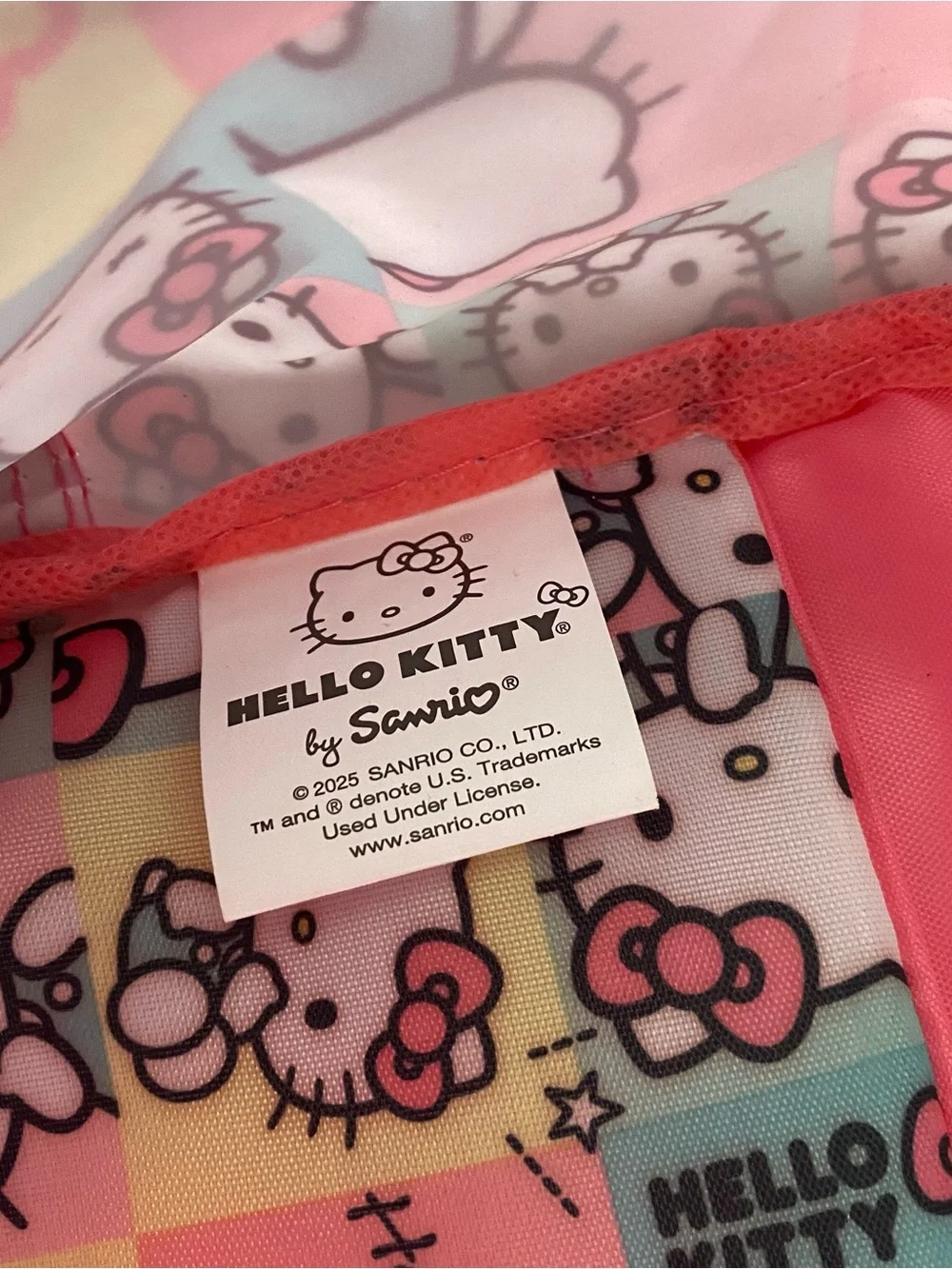Hello Kitty Backpack Pink Blue Yellow Sanrio